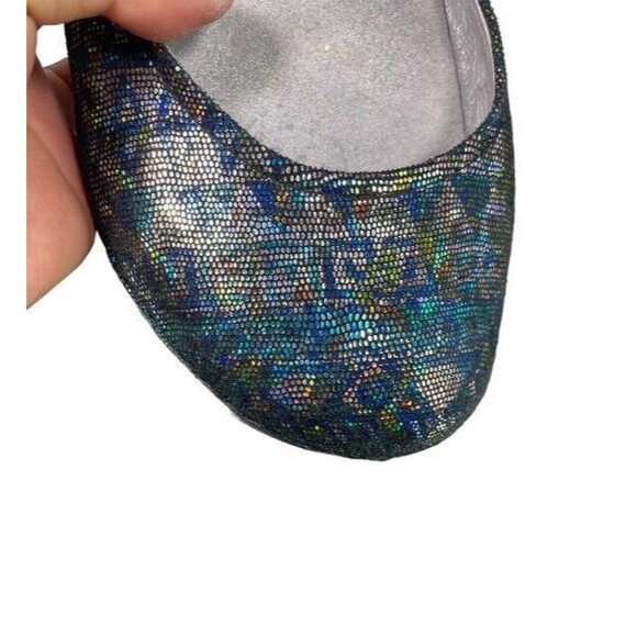 Alegria Petal Rave on the Nile Slip On Flats Loafers Metallic Multi Print Size 9 - Picture 6 of 8